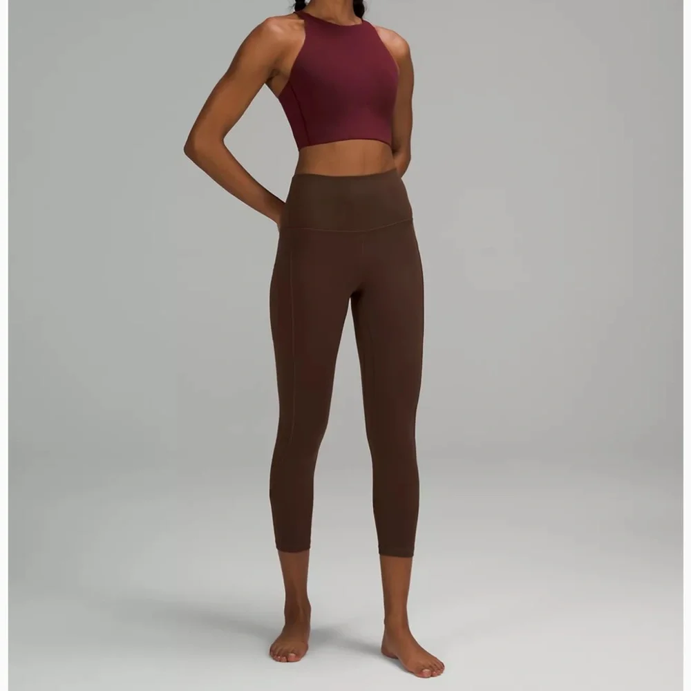 Nwt lululemon align leggings 25” with pockets Java - Picture 1 of 12
